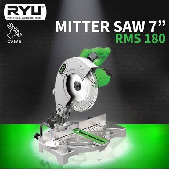 Ryu Mesin Potong Alumunium Miter Saw 7” RMS180 / 7 Inch RMS 180