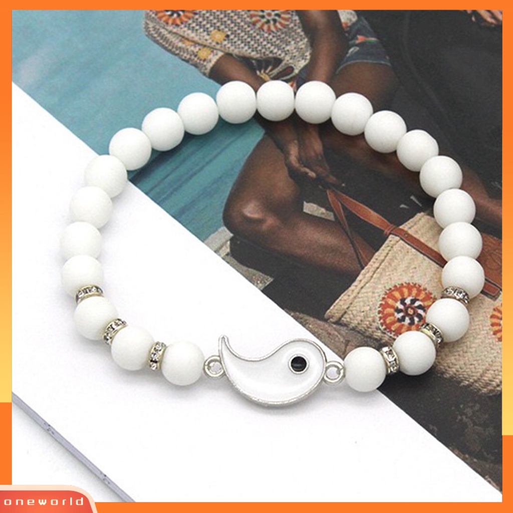 [EONE] Gelang Couple Pengerjaan Halus Indah Gaya Cina Tai Chi Adjustable Unisex Bracelets Untuk Pacaran