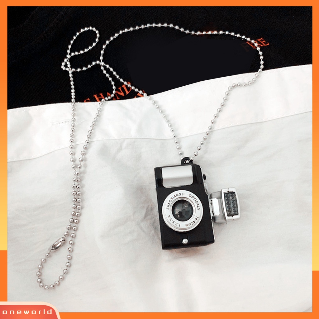 [EONE] Kalung Rantai Kepribadian Manis Dan Keren Hadiah Ulang Tahun Gaya Hip Hop Fashion Kamera Liontin Kalung Perhiasan Aksesori