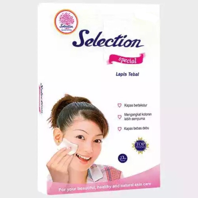 SELECTION Special Facial Cotton Kapas Kecantikan Lapis Tipis / Lapis Tebal 60gr