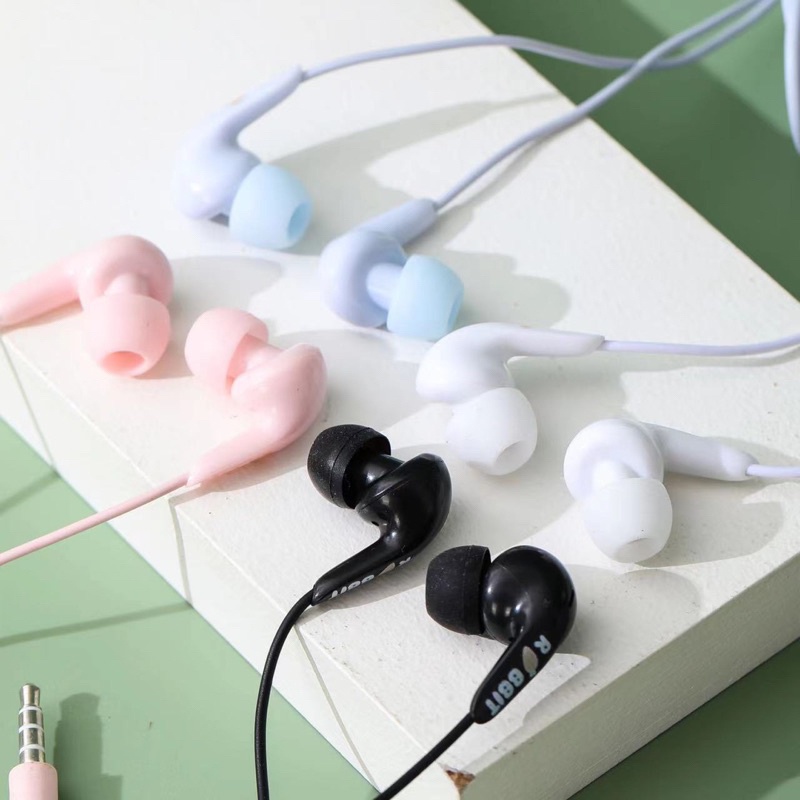 [ XY 83 ] Set Headset Earphone motif l Rabbit series / + Wadah penyimpanan Earphone Motif