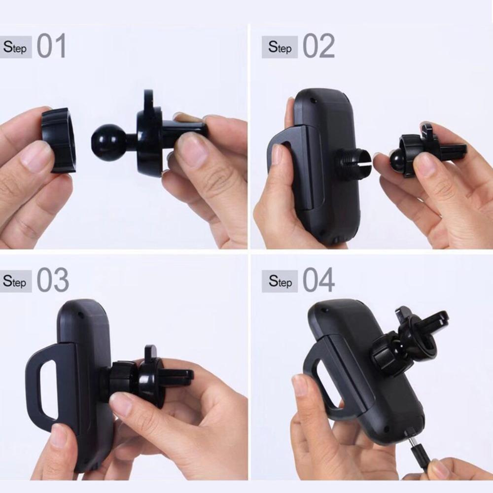 Lanfy Klip Perbaikan Outlet Udara Bentuk Duckbill Aksesoris Braket Ponsel Suction Cup Bracket Sekrup Base Fixing Clip Barb Clip Kamera Ponsel Mount Sekrup