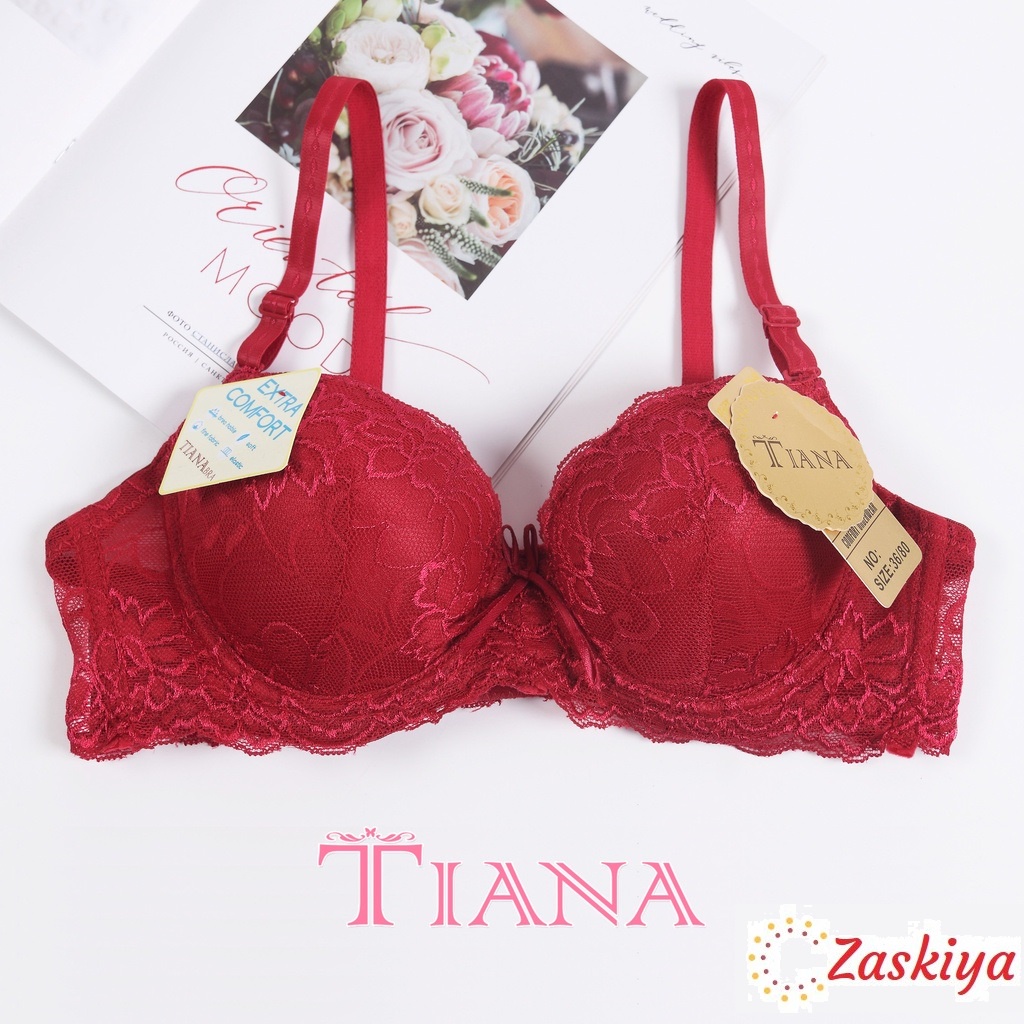 ZASKIYA - BH Push Up Bra Renda Brukat Kawat / art TIANA 332