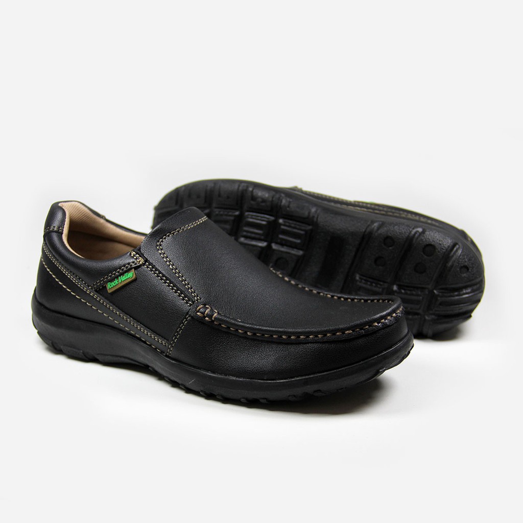 Rockvalley  CANYON | Sepatu Slip On Pria N92 023 - HitamRAMAYANA JAKTIM