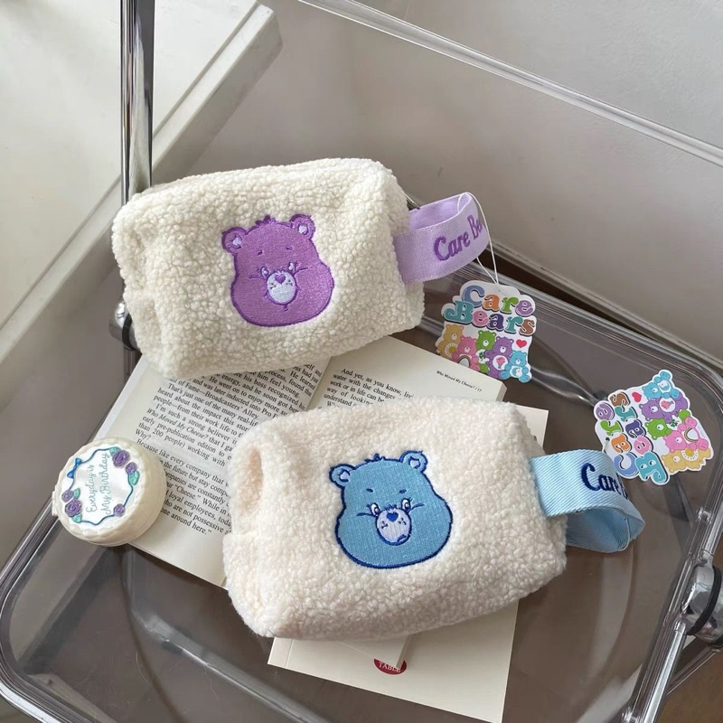 MAKE UP POUCH MAKEUP TRAVEL SERBAGUNA / CELEBRITY BEAR LARGE CAPACITY PENCIL CASE / TEMPAT PENSIL ZIPPER MOTIF BERUANG / POUCH FLURRY CARE BEAR / CARE BEAR PREMIUM POUCH / TEMPAT MAKEUP CARTOON BEAR / AESTHETIC PENCIL CASE