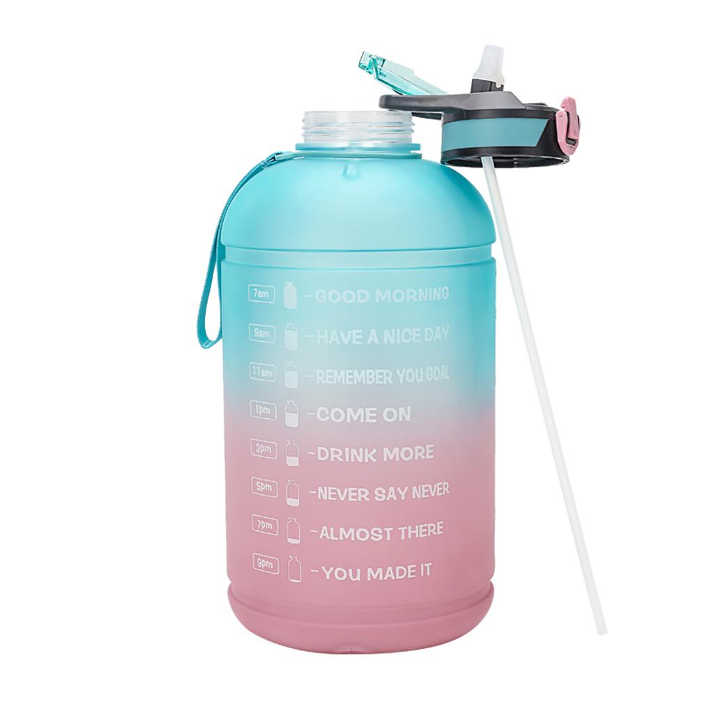 Gradient 1Gallon Botol Air Minum Motivasi 3botol 78L Sports Jug Kettle Dengan Penanda Waktu