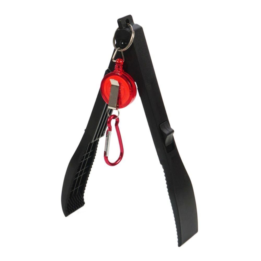 Lanfy Penjepit Memancing Non-slip Untuk Nelayan Portabel Sabuk Klip Switch Lock Gear Kunci Gantungan Pemegang Perlengkapan Memancing