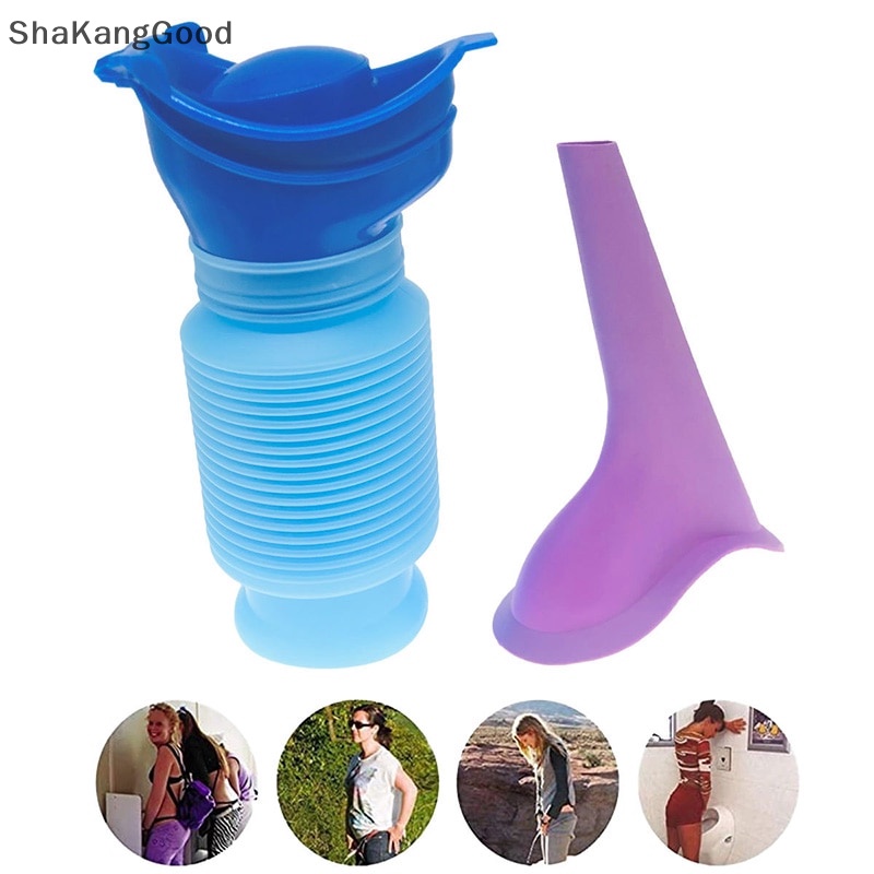 Kantong Urine SKID Outdoor Portable Wanita Pria Anak Toilet Mini Untuk Travel Camp Hiking SKK