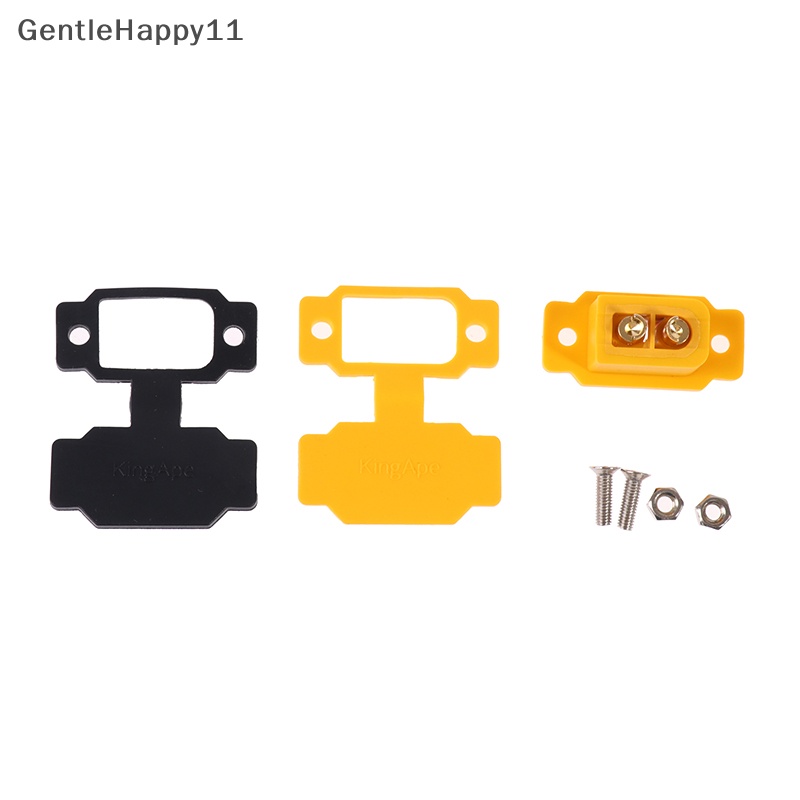 Gentlehappy 1PCS XT60BE-F Konektor Male Lapis Emas Kuningan Dengan Penutup Anti Debu id