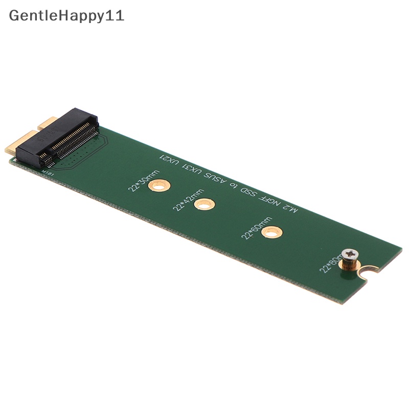 Gentlehappy 1Pc M.2 NGFF SSD Ke Kartu Adapter Ekstensi 18pin Untuk UX31 UX21 UX21E UX31A id