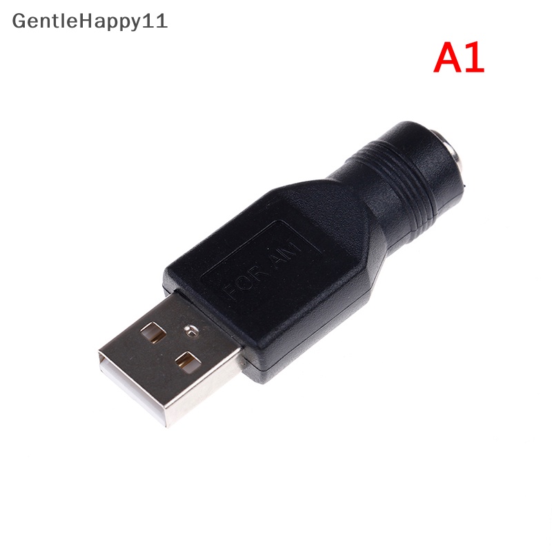 Gentlehappy 5V 5.5x2.1mm dc usb 2.0 Konektor Adaptor laptop Ke usb male/female converter id