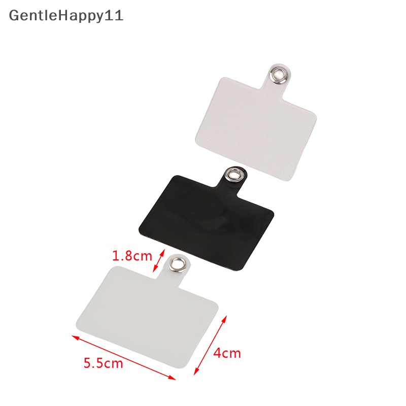 Gentlehappy 10Pcs Phone Lanyard Patch Gasket Kartu Tether Universal Cord Klip Snap Hang id