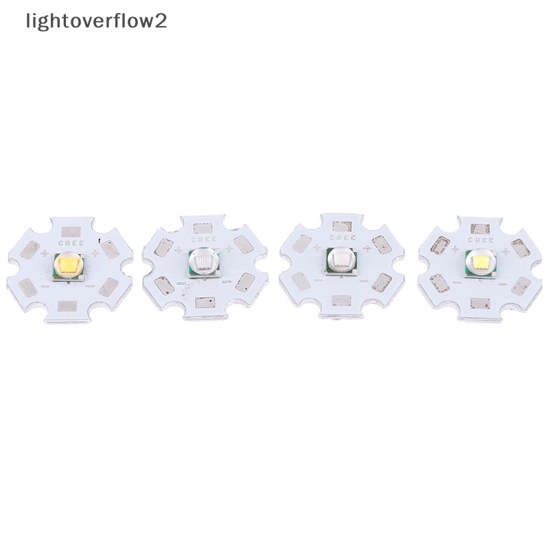 [lightoverflow2] Cree XML2 XM-L2 10W Putih Merah Hijau Biru Kuning chip LED Daya Tinggi+PCB 16/20mm [ID]