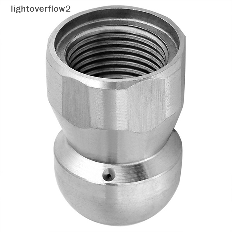 [lightoverflow2] 3per8 &quot;1Per4&quot; Pressure Washer Drain Hose Nozzle Pembuangan Air Selokan Clean Jetter Nozzle Taman Rumah [ID]