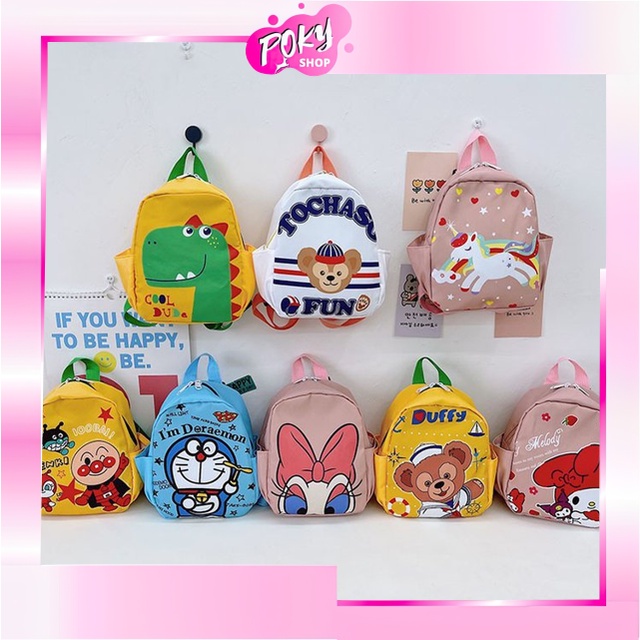 POKY - D6137 Tas Anak Karakter / Tas Ransel Anak / Ransel Sekolah Anak / Tas Ransel Anak Anak Karakter / Backpack Motif Cartoon