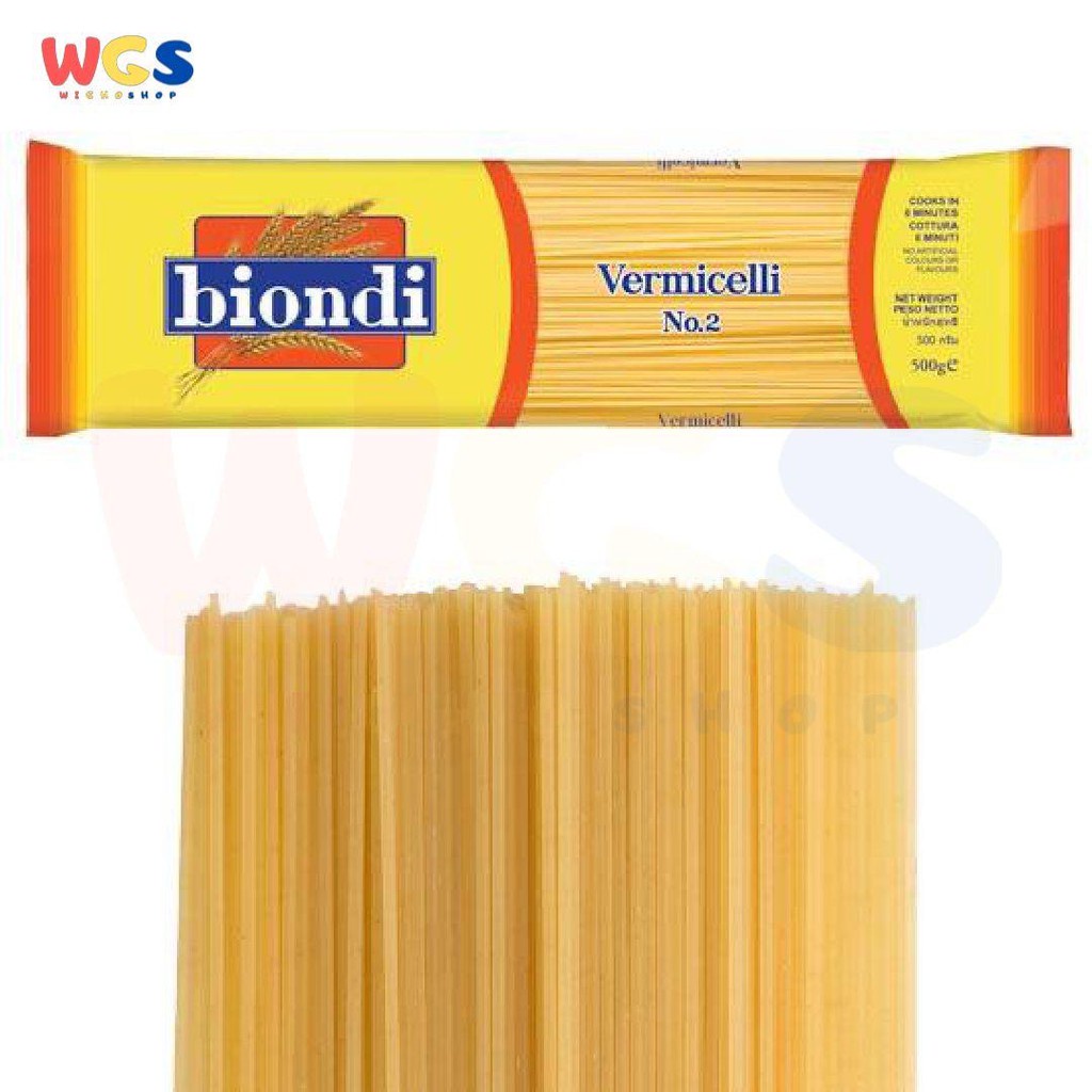 Pasta Biondi Premium Wheat Vermicelli No.2 - 500 gr