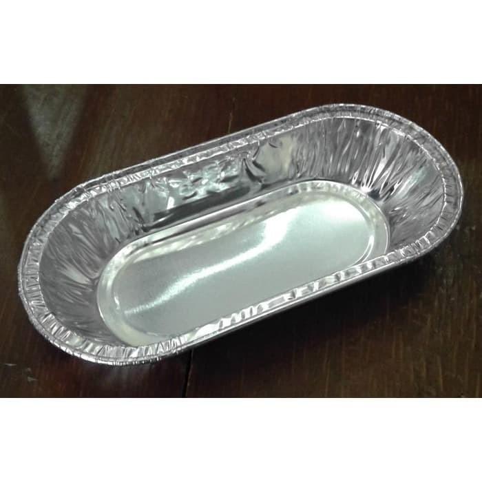 ALUMINIUM MODEL OVAL PANJANG OX-6005 - WADAH ALUMINIUM FOIL OX6005