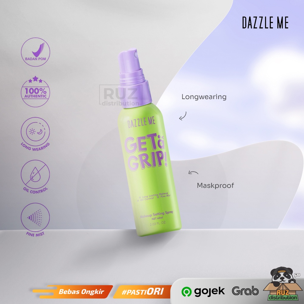 DAZZLE ME Get a Grip! Makeup Setting Spray Beauty Protecting