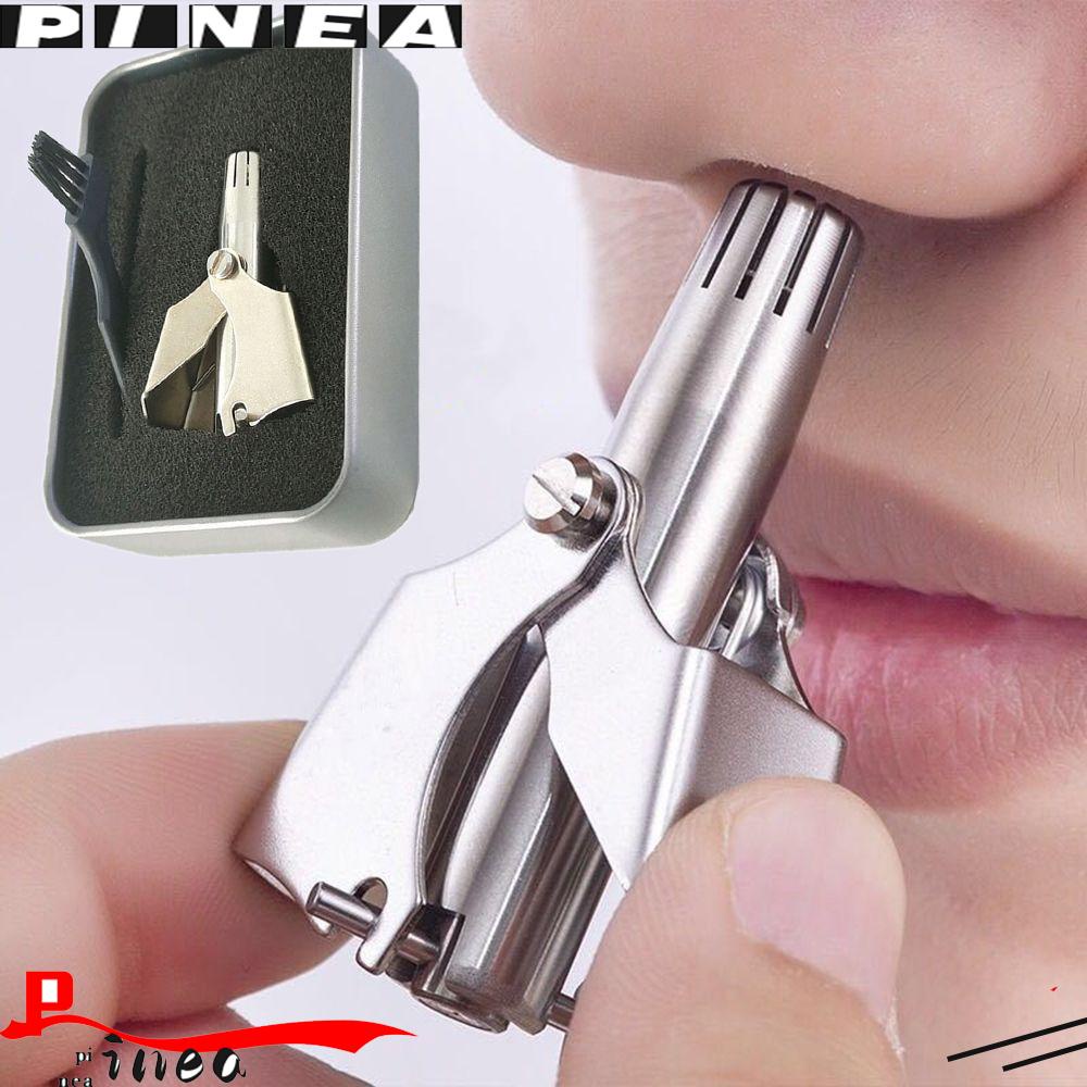 Pineapple Nose Hair Ear Trimmer Manual Portable Stainless Steel Alat Cukur Rambut Hidung Pria Bisa Dicuci