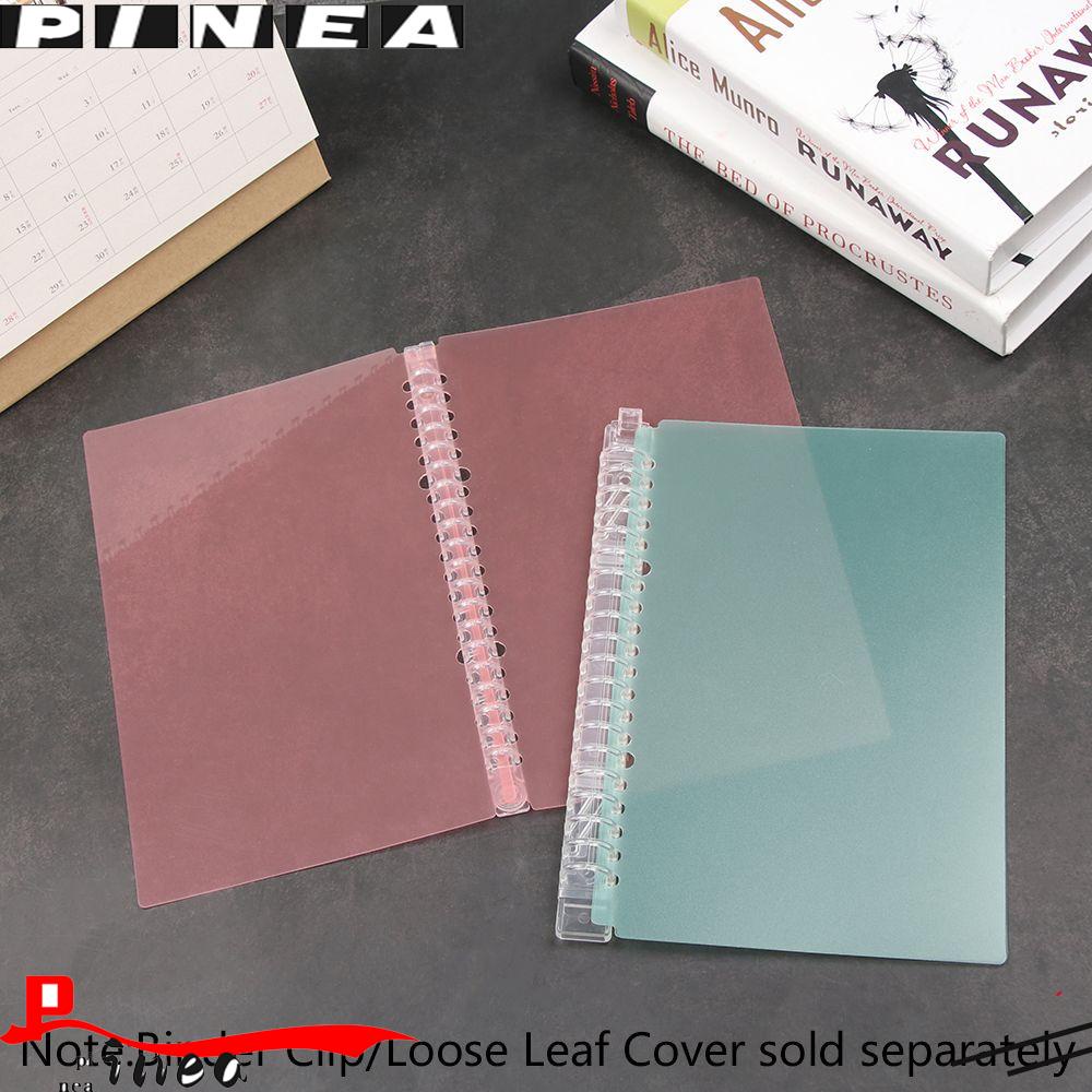 Nanas A5/B5 Loose-leaf Cover Baru Aksesori File Folder Plastik20/26Lubang Ring Binder Bening