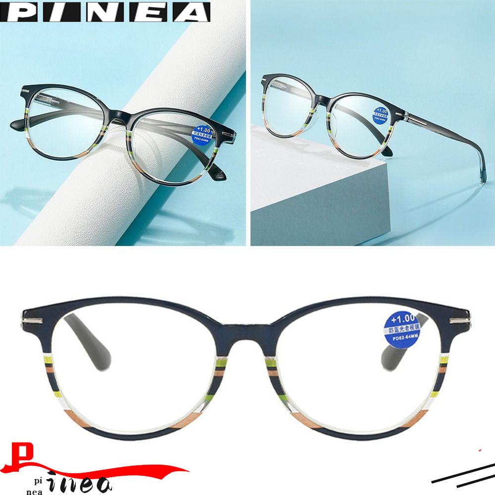 Nanas Kacamata Baca Fashion Elegan Pelindung Mata Vintage Ultra Ringan Frame