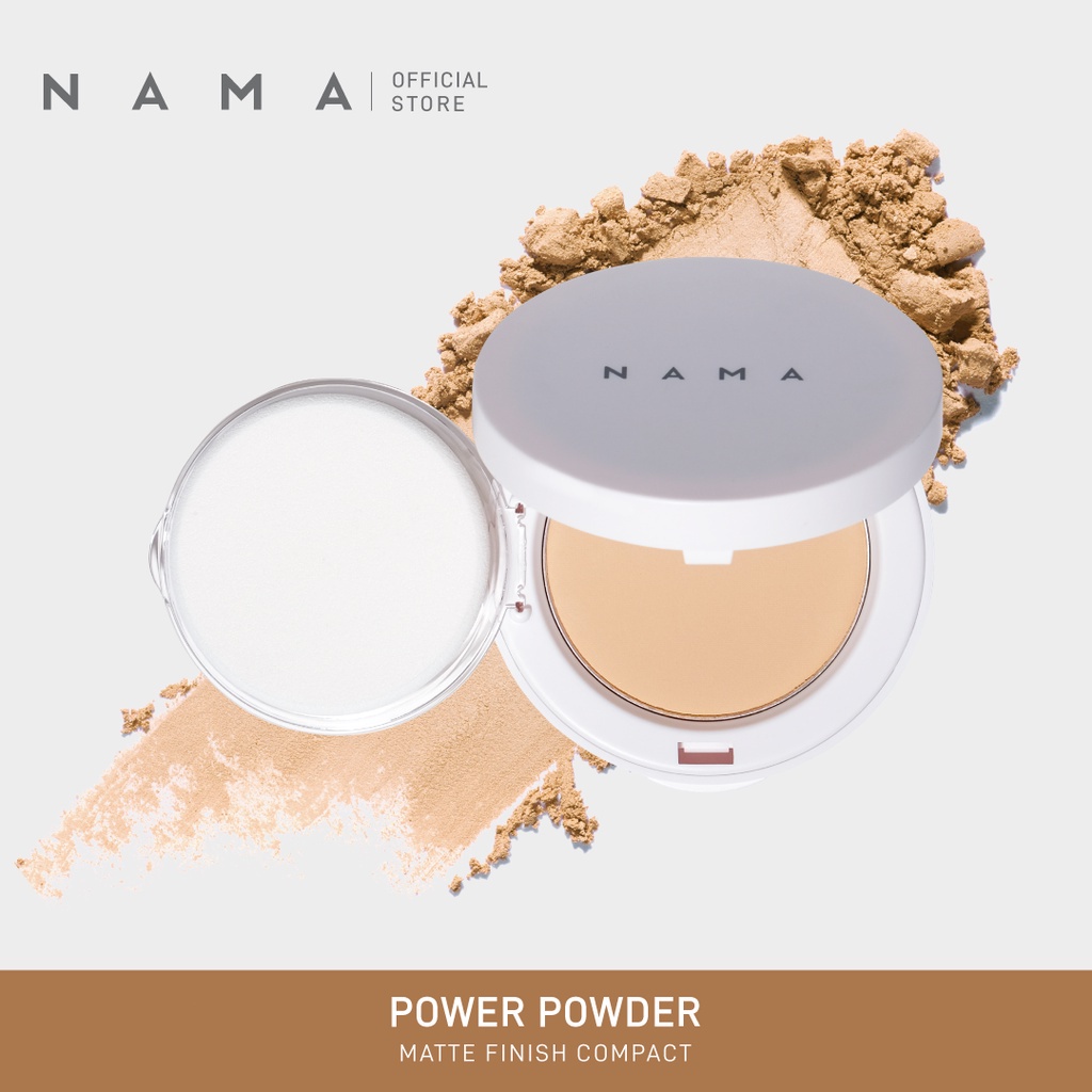 NAMA Power Powder Matte Finish Compact Powder [Emperor]