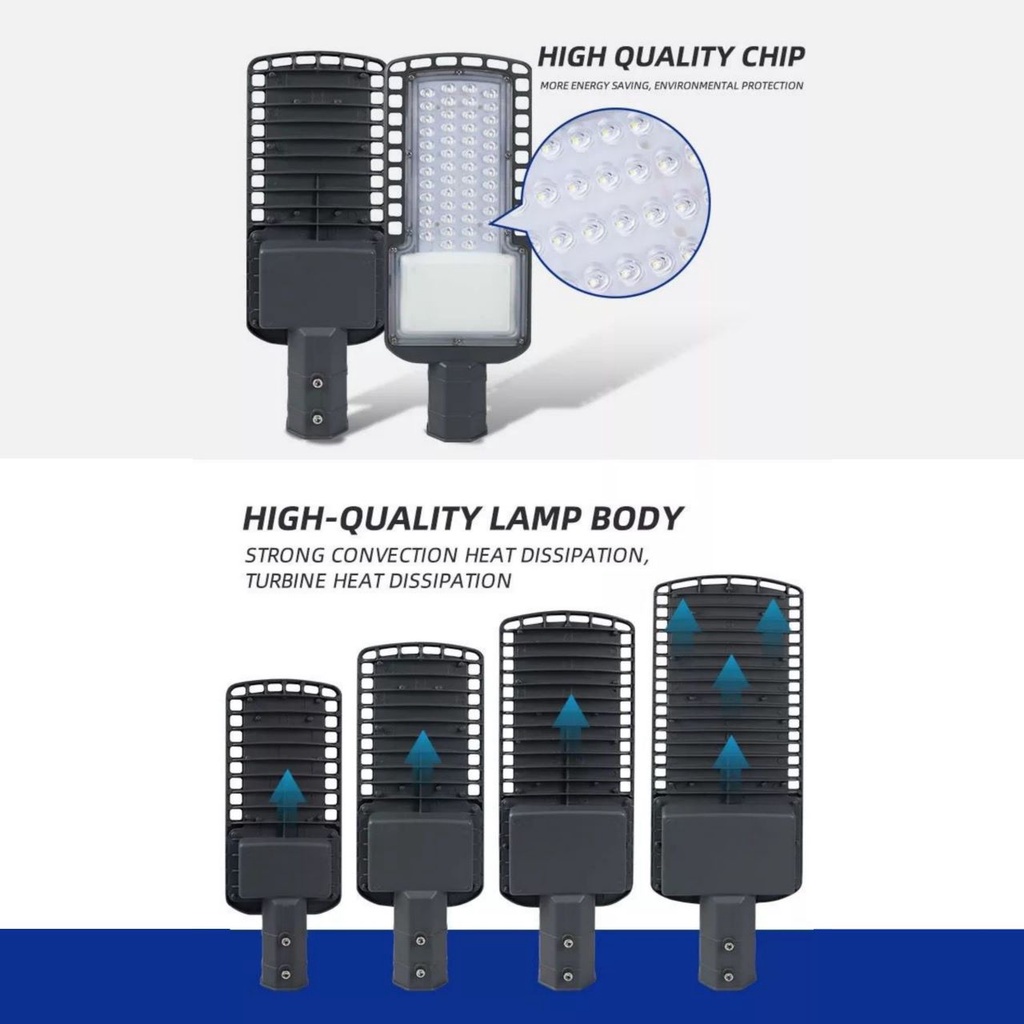 Lampu Penerangan Jalan PJU LED Outdoor 50w 100w 200w Waterproof Super Terang