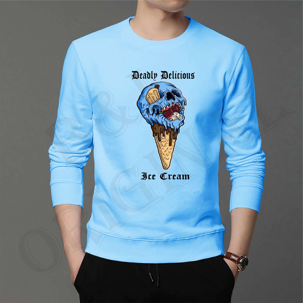 Bayar Di Tempat/ BS//COD//BAJU KAOS DEADLY//T-SHIRT TANGAN PANJANG//FASHION PRIA DAN WANITA//GOOD QUALITY