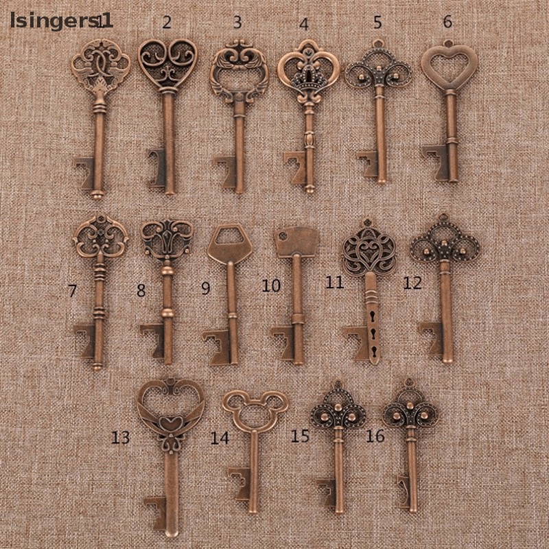 [lsingers1] Key Shaped Bottle Opener Keychain Gantungan Kunci Pembuka Botol Bir Beer Opener Butik