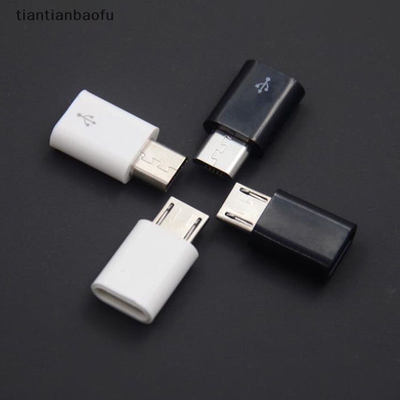 [tiantianbaofu] 1pcs Konektor Konverter Tipe C Female To Micro USB Male Untuk Ponsel Android Adapter Butik