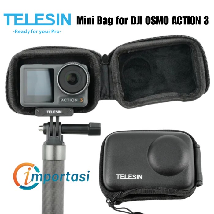 Mini Bag DJI OSMO ACTION 3 Tas Kamera Half Open Protective Storage