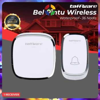 Bel Pintu Wireless Doorbells Waterproof 36 Nada 2 PCS Receiver White