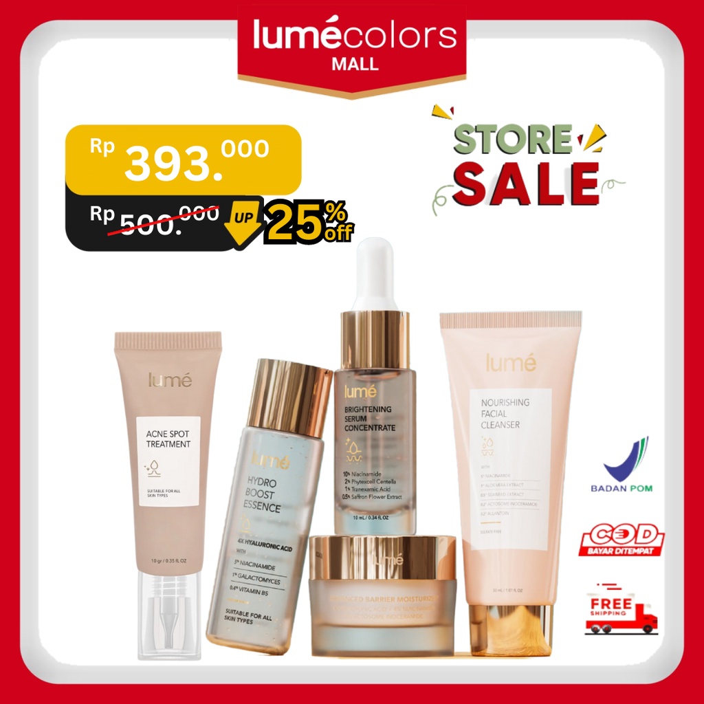 Lume Skincare TRAVEL SIZE Radiant Routine Set