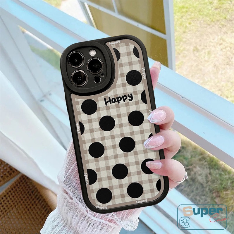 Lattice Tulip Case Untuk VIVO Y36 Y21s Y12i Y20 Y16 Y20i Y11 Y02 Y22 Y35 Y12 Y21 Y91C Y15 Y17 Y30 Y20s Y15s V25E V25 Y91 Y31 Y15A Y51 Y33s Y22s Soft Cover Titik Gelombang Vintage