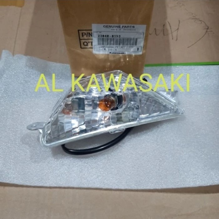 lampu sen lampu sein depan kiri zx 25r zx25 r zx25r zx 25 original Kawasaki