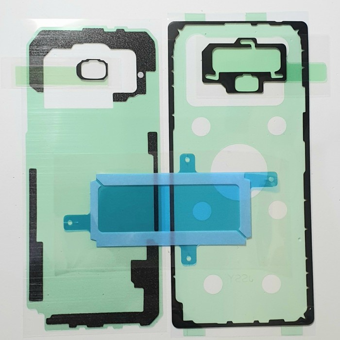 lem double tape adhesive backdoor set samsung note 9 waterproof
