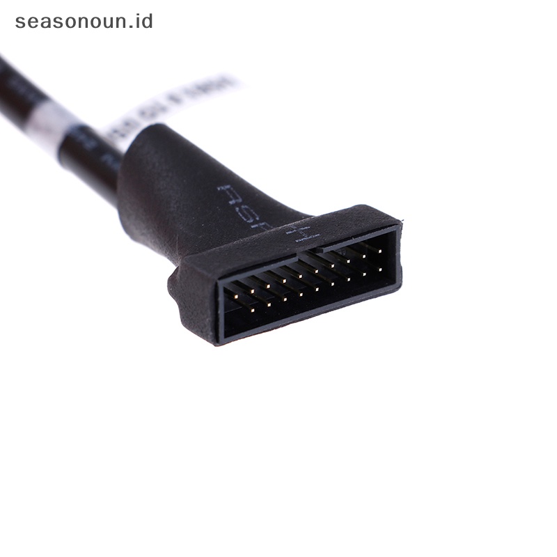 Seasonoun usb 3.0 20pin header motherboard Ke usb 2.0 9pin adapter converter Kabel.