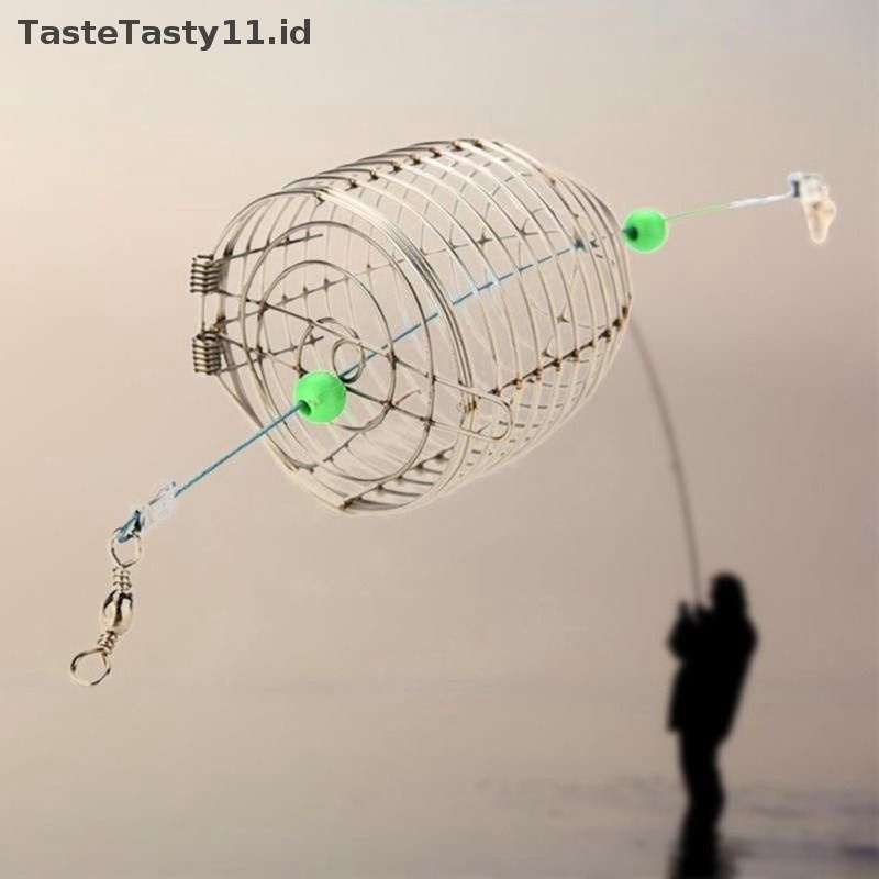 Tastetasty Outdoor fishing stainless steel cage shooter Aksesoris Pancing.