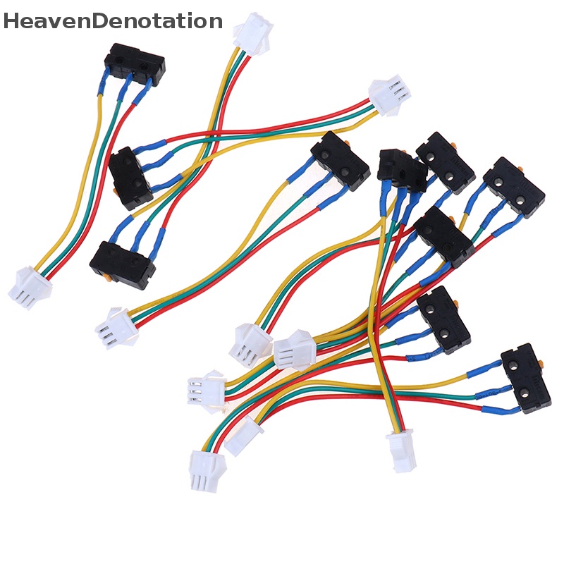 [HeavenDenotation] 10pcs Gas Water Heater Micro Switch Tiga Kabel Kontrol On-off Kecil HDV