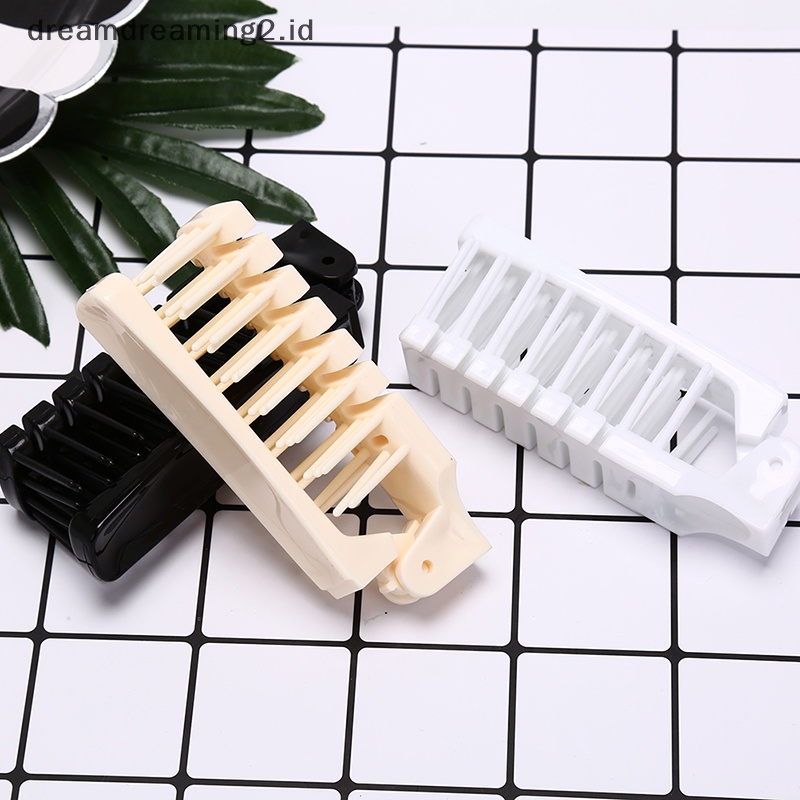 (drea) Sikat Rambut Lipat Plastik mini compact pocket size travel comb Comfort//