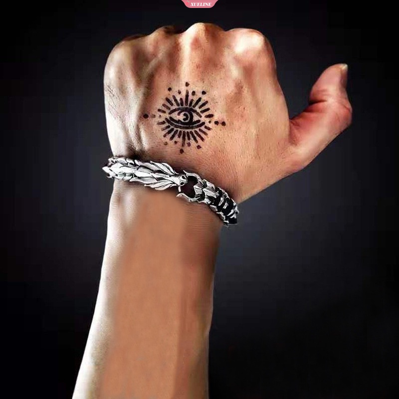 Vintage Pria Kran Gelang Punk Logam Tulang Naga Tidak Teratur Rantai Gelang Percaya Diri Gothic Hiphop Bangle Aksesoris Perhiasan [ZXL]