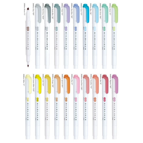

Mildliner Zebra #WKT7 Double Sided Highliter Tip Bold & Tip Fine Satuan SHESB