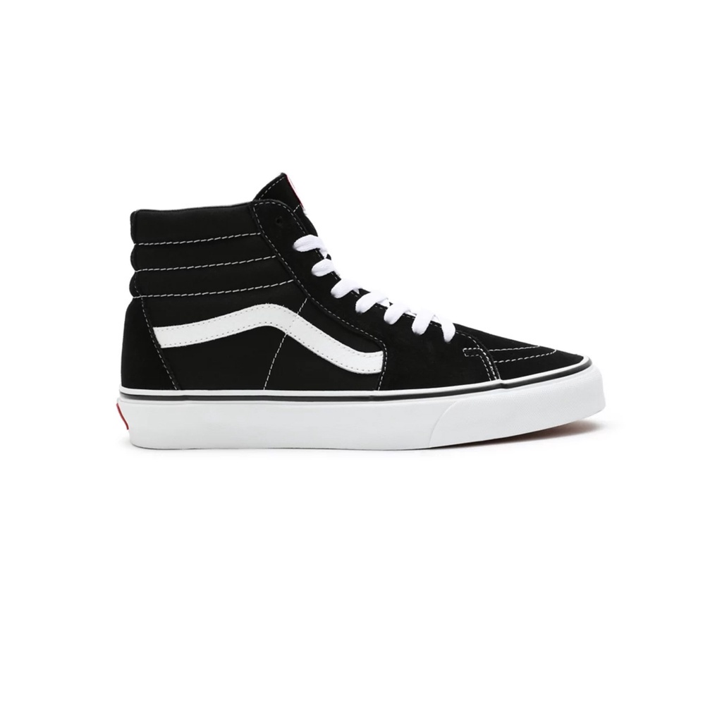 SEPATU VANS OFF THE WALL | SK8 HI BLACK WHITE