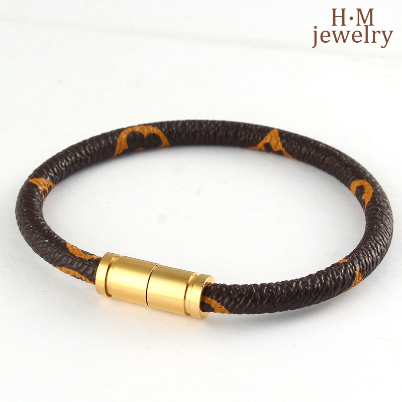 Gelang Tali Bunga Bucket Magnet Fashion Mewah Terjangkau Suction Magnetic Snap Opening Bracelet