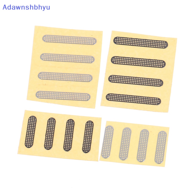 Adhyu 4Pcs Cover Pelindung Speaker Telepon Jaring1/1.6cm Perekat Debu Dustproof Stiker ID