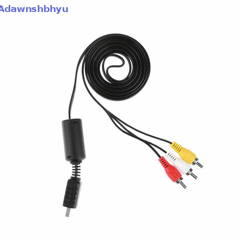 Adhyu Kabel AV Multi Out Kabel Video/Audio 3kabel RCA Flat Untuk Playstation PS PS2 PS3 ID