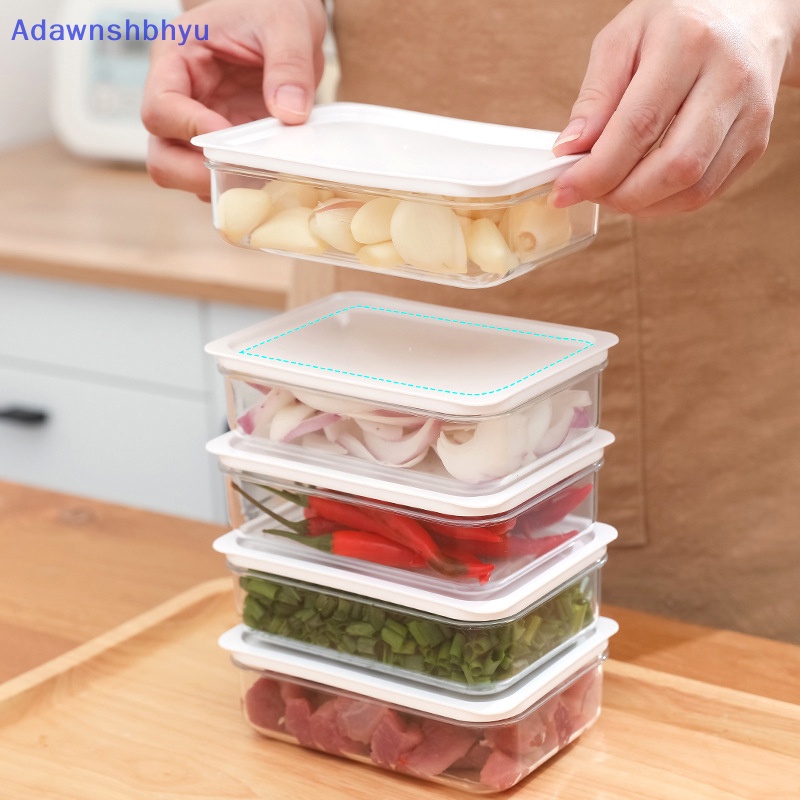 Adhyu Kulkas Fresh-Keeping Box Lunch Box Tempat Penyimpanan Makanan Buah Daging Organizer ID