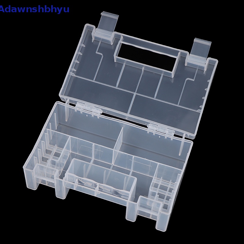 Adhyu Kotak Plastik Storage Case Holder Organizer Untuk AA AAA C D 9V ID