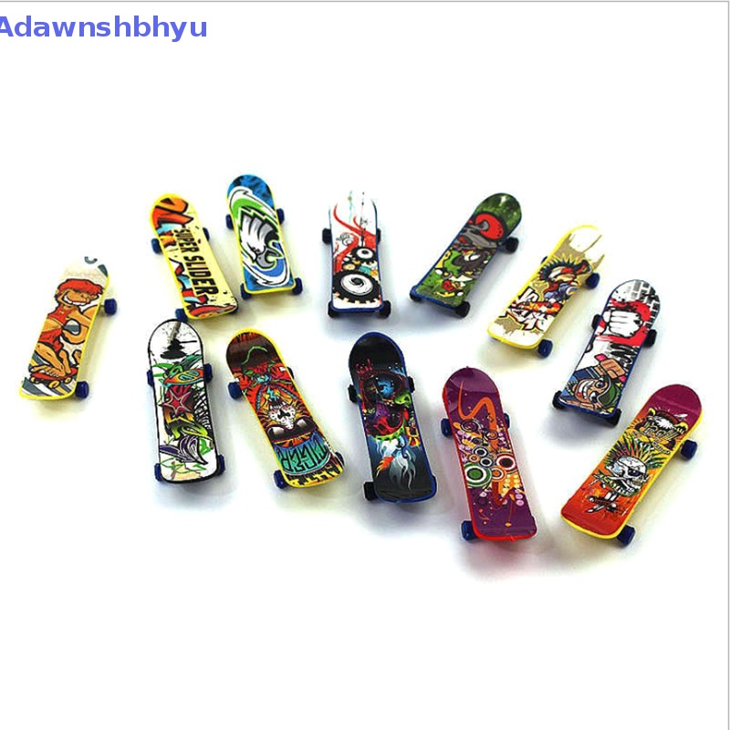 Adhyu 1X Mini Finger Board Skateboard Novelty Anak Cowok Cewek Mainan Hadiah Pesta ID