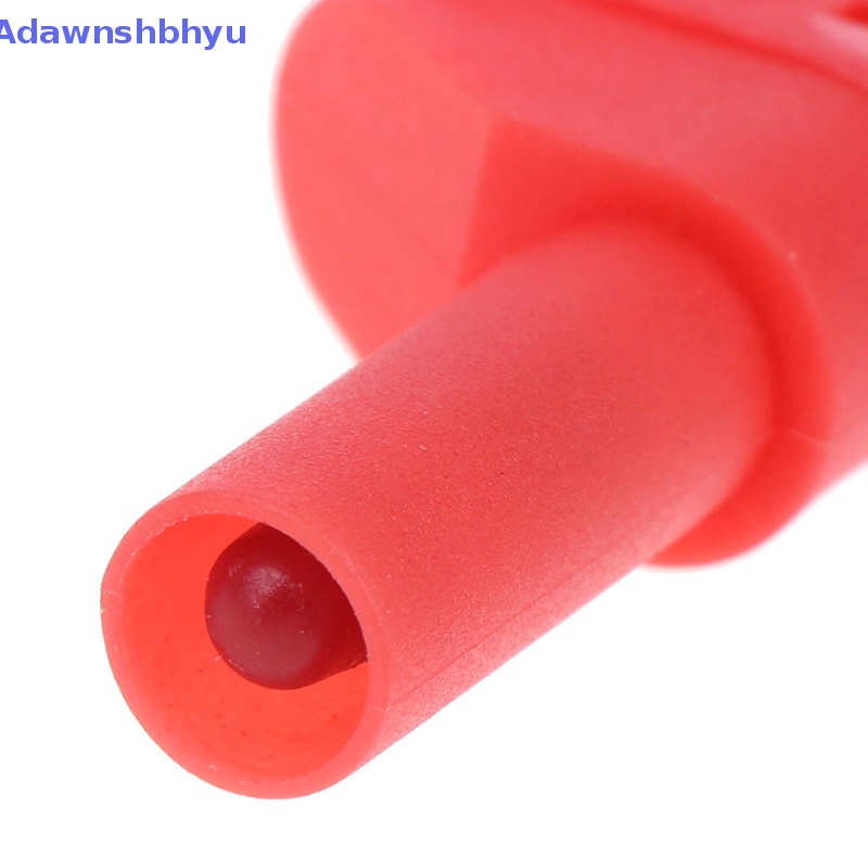 Adhyu 10pcs safety 4mm male stackable banana plug connector Terbungkus ID Sepenuhnya insulated